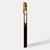 Coques Case-Mate iPhone Gold Letter E Monogram With Dripping Metall (Verso / Gauche)