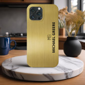 Coques Case-Mate iPhone Gold Metallic Professional