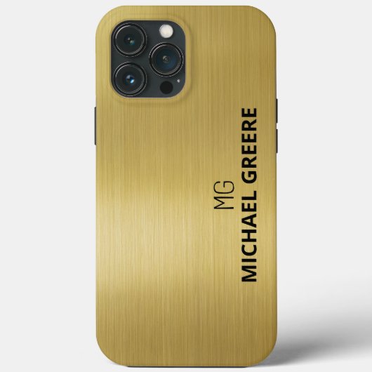 Coques Case-Mate iPhone Gold Metallic Professional (Verso)