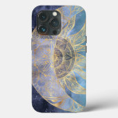 Coques Case-Mate iPhone Gold Moon Sun Mandala Celestial Design (Verso)