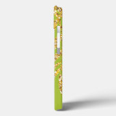 Coques Case-Mate iPhone Gold Palm Fronds Nom Chartreuse personnalisée (Verso / Gauche)