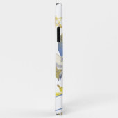 Coques Case-Mate iPhone *~* Gold Parties scintillant Blue Moon Stars Heart (Dos/Droite)