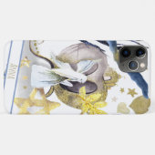 Coques Case-Mate iPhone *~* Gold Parties scintillant Fairy Moon Stars Hear (Dos (Horizontal))