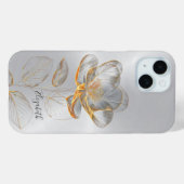 Coques Case-Mate iPhone Gold Rose Silver Ajouter un nom (Verso (horizontal))