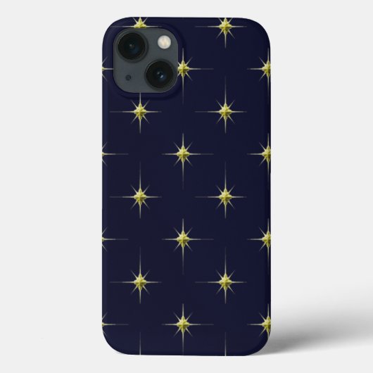 Coques Case-Mate iPhone Gold Shining Night Stars I-Phone Case (Verso)