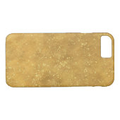 Coques Case-Mate iPhone Gold Sparkle Confetti (Dos (Horizontal))
