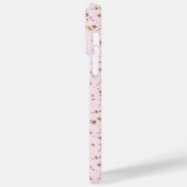 Coques Case-Mate iPhone Gold Star Confetti Blush Pink Chic (Verso / Gauche)
