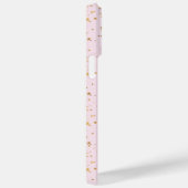Coques Case-Mate iPhone Gold Star Confetti Blush Pink Chic (Verso / Droite)