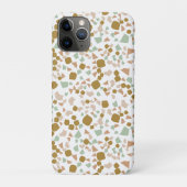 Coques Case-Mate iPhone Gold terrazzo Minimal moderne (Dos)