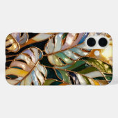 Coques Case-Mate iPhone Gold Tropical Leaf Luxury Phone Case (Verso (horizontal))