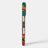 Coques Case-Mate iPhone Gold Turquoise et Ruby Splash (Verso / Droite)