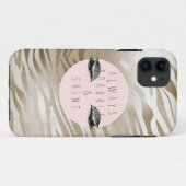 Coques Case-Mate iPhone Gold Zebra Imprimer les yeux brillants d'étincelle (Dos (Horizontal))