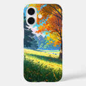 Coques Case-Mate iPhone Golden Autumn Meadow (Verso)