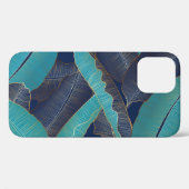 Coques Case-Mate iPhone Golden Banana Leaf : Motif de luxe. (Verso (horizontal))