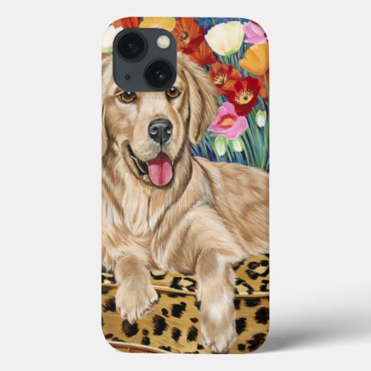 Coques Case-Mate iPhone Golden Boy Retriever (Verso)