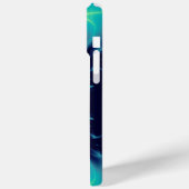 Coques Case-Mate iPhone GOLDEN CADUCEUS VETERINARY SYMBOLE / Teal Blue (Verso / Gauche)