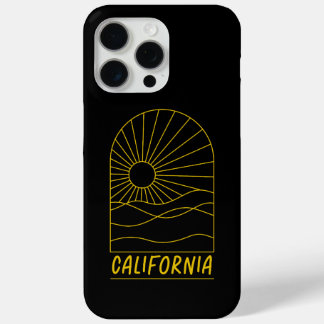 Coque iPhone 15 Pro Max Golden California Sunscape
