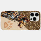 Coques Case-Mate iPhone Golden Doberman Glam (Verso (horizontal))