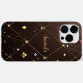 Coques Case-Mate iPhone Golden Elegance (Verso (horizontal))