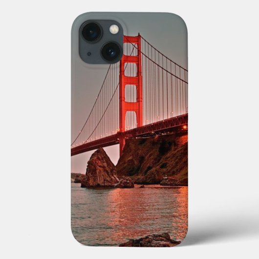 Coques Case-Mate iPhone Golden Gate Bridge à Sun Down (Verso)
