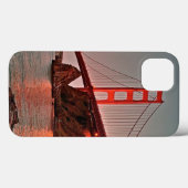 Coques Case-Mate iPhone Golden Gate Bridge à Sun Down (Verso (horizontal))