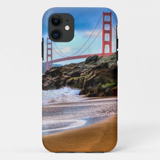 Coques Case-Mate iPhone Golden gate bridge au coucher du soleil (Dos)