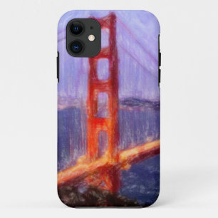 Coques Pour iPhone Golden Gate Bridge — peinture mixte
