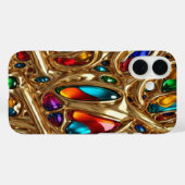 Coques Case-Mate iPhone Golden Gem #9 - iPhone 16 Coques (Verso (horizontal))