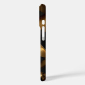Coques Case-Mate iPhone Golden Geometry Luxury Abstrait (Verso / Gauche)