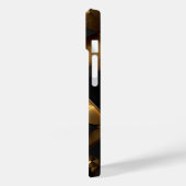 Coques Case-Mate iPhone Golden Geometry Luxury Abstrait (Verso / Gauche)