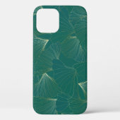 Coques Case-Mate iPhone Golden Ginkgo Feuille Art Déco (Verso)