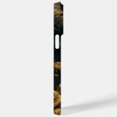 Coques Case-Mate iPhone Golden Goat Skull and gold Roses (Verso / Droite)