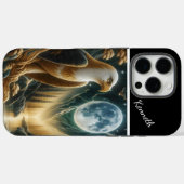 Coques Case-Mate iPhone Golden Moonlit (Verso (horizontal))