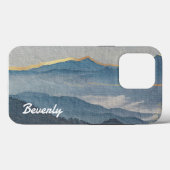 Coques Case-Mate iPhone Golden Mountain personnalisée (Verso (horizontal))