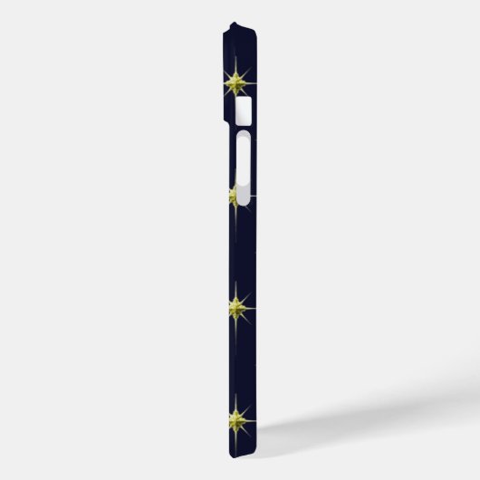 Coques Case-Mate iPhone Golden Night Stars Motif (Verso / Gauche)