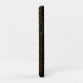 Coques Case-Mate iPhone Golden Obsidian Tribal Ikat Pattern (Dos/Droite)