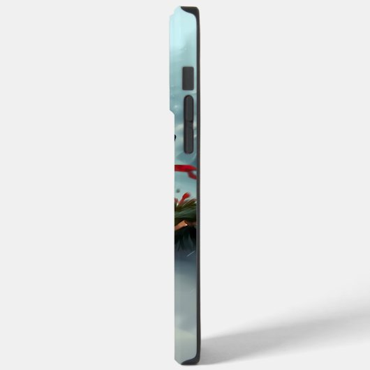 Coques Case-Mate iPhone Golden Retriers Noël neige hiver (Verso / Gauche)