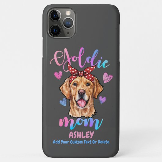Coques Case-Mate iPhone Golden retriever Maman Aquarelle Chien Maman Cadea (Dos)