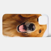 Coques Case-Mate iPhone Golden Retriever Smile (Verso (horizontal))