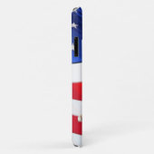 Coques Case-Mate iPhone golden retriever sur drapeau américain (Dos/Droite)