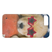 Coques Case-Mate iPhone golden retriever sur le football (Dos (Horizontal))