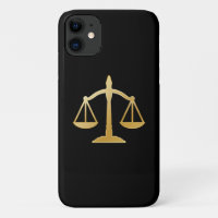Golden Scales of Justice Law Theme
