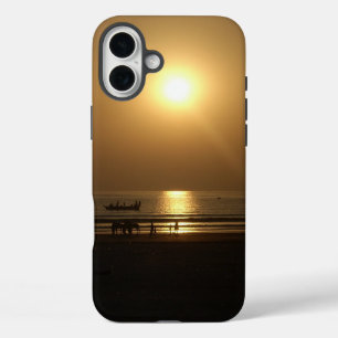 Coques iPhone 16 Plus Golden Summer Sunset Réflexion sur la plage