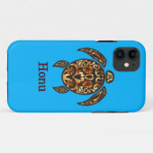 Coques Case-Mate iPhone Golden Tribal Hawaiian Sea Turtle Coque-Mate iPhon (Dos (Horizontal))