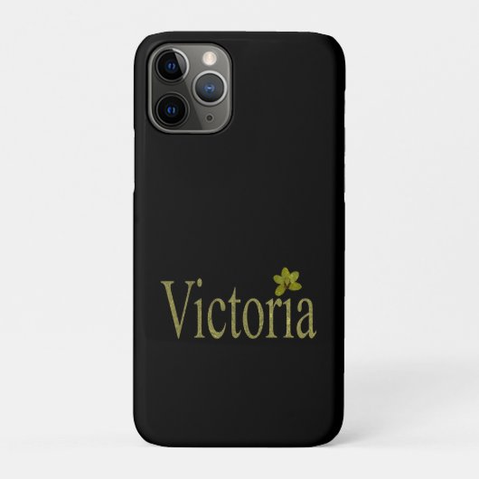Coques Case-Mate iPhone Golden Victoria Nom, Coque-coque iphone (Dos)