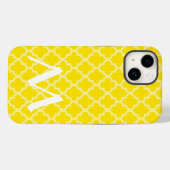 Coques Case-Mate iPhone Golden Yellow Moroccan Moods Quatrefoil (Verso (horizontal))