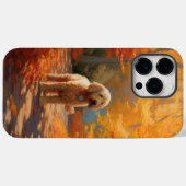 Coques Case-Mate iPhone Goldendoodle en automne Leaves Fall Inspire (Verso (horizontal))