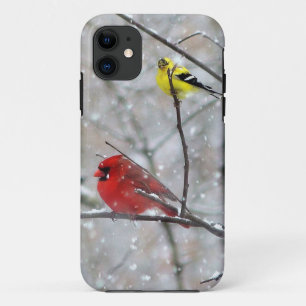 Case-Mate iPhone Case Goldfinch Et Cardinal