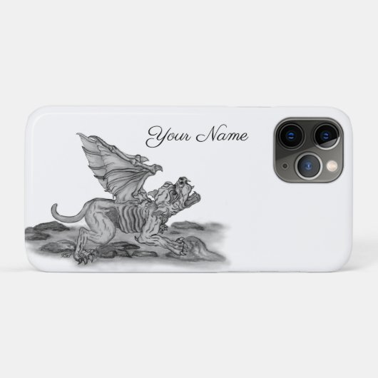 Coques Case-Mate iPhone Golem Gargoyle (Dos (Horizontal))