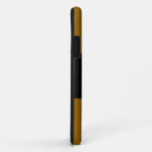 Coques Case-Mate iPhone GOLF Amusants Moderne Large Noir Golden Brown rayu (Dos/Droite)